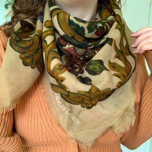 Vintage Wool Ralph Lauren Scarf